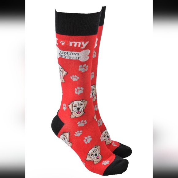 Sock Society Other - NWT Sock Society Red Dog Print Socks_7-12